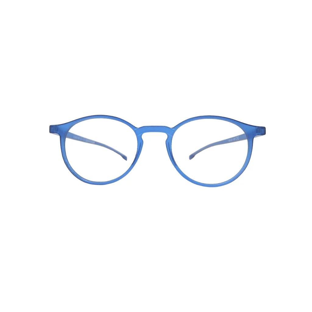 Gafas modelo Castor vista frontal en color azul