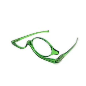 Gafas modelo Cristal vista lateral con el cristal situado en el ojo izquierdo